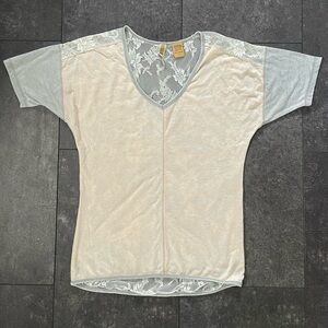 BKE Light Pink/Lace Shirt